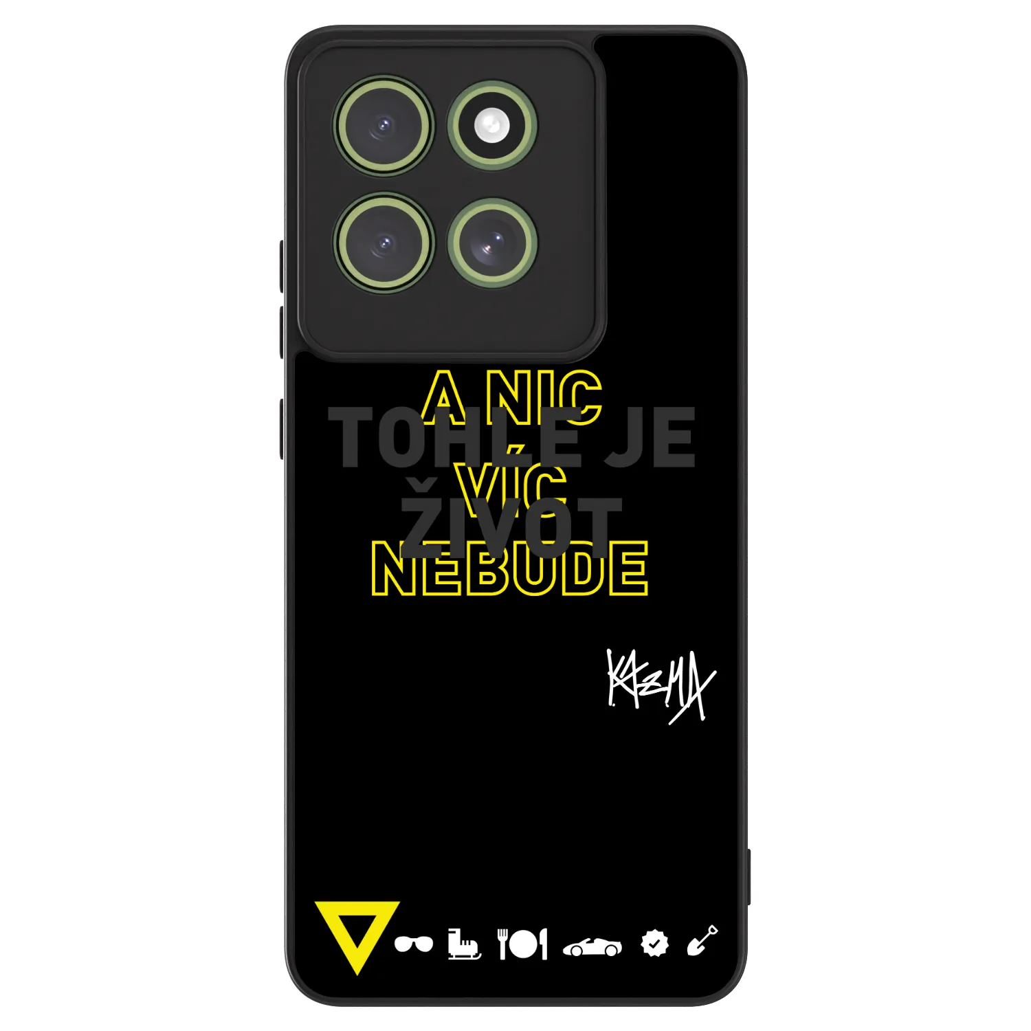 Picasee ULTIMATE CASE pro Motorola Moto G86 Power 5G - Kazma - TOHLE JE ŽIVOT A NIC VÍC NEBUDE