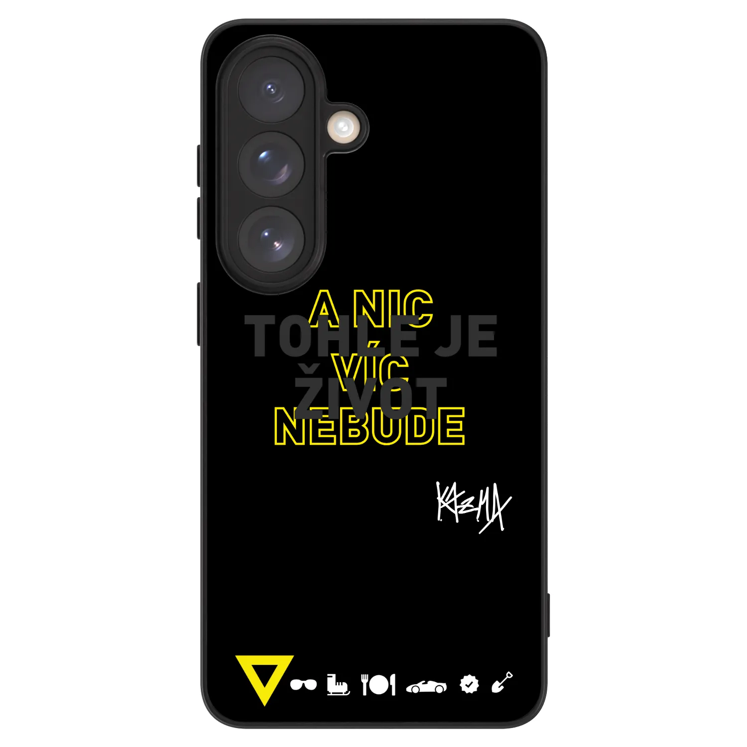 Picasee ULTIMATE CASE pro Samsung Galaxy S26 - Kazma - TOHLE JE ŽIVOT A NIC VÍC NEBUDE