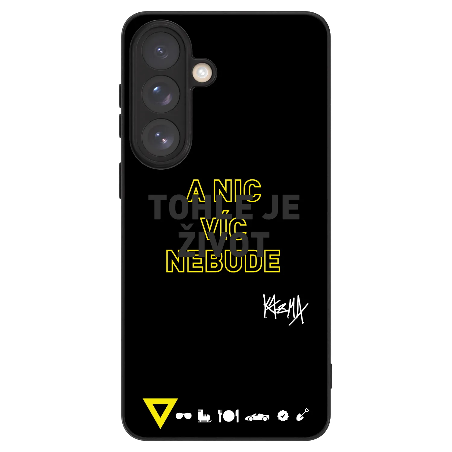 Picasee ULTIMATE CASE PowerShare pro Samsung Galaxy S26+ - Kazma - TOHLE JE ŽIVOT A NIC VÍC NEBUDE
