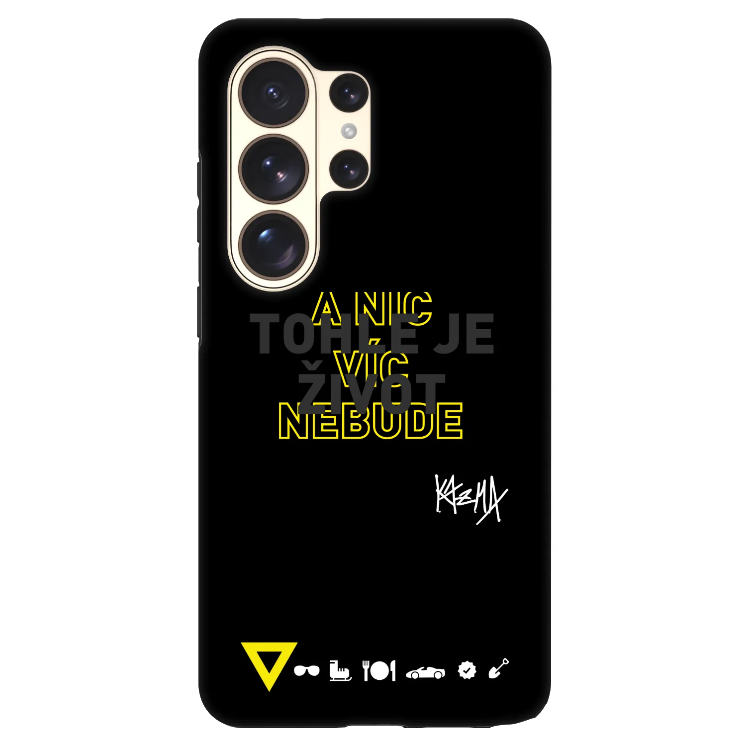 Picasee Fashion Case PowerShare pro Samsung Galaxy S26 Ultra - Kazma - TOHLE JE ŽIVOT A NIC VÍC NEBUDE