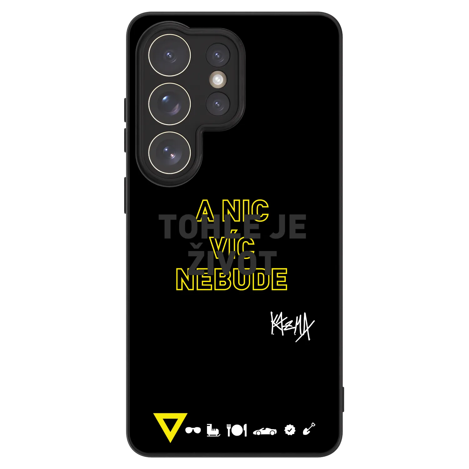 Picasee ULTIMATE CASE PowerShare pro Samsung Galaxy S26 Ultra - Kazma - TOHLE JE ŽIVOT A NIC VÍC NEBUDE