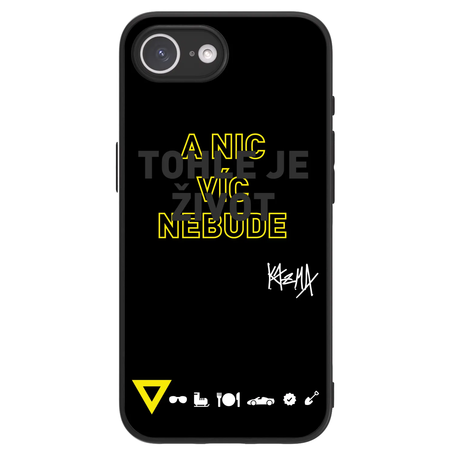 Picasee ULTIMATE CASE pro Apple iPhone 17e - Kazma - TOHLE JE ŽIVOT A NIC VÍC NEBUDE