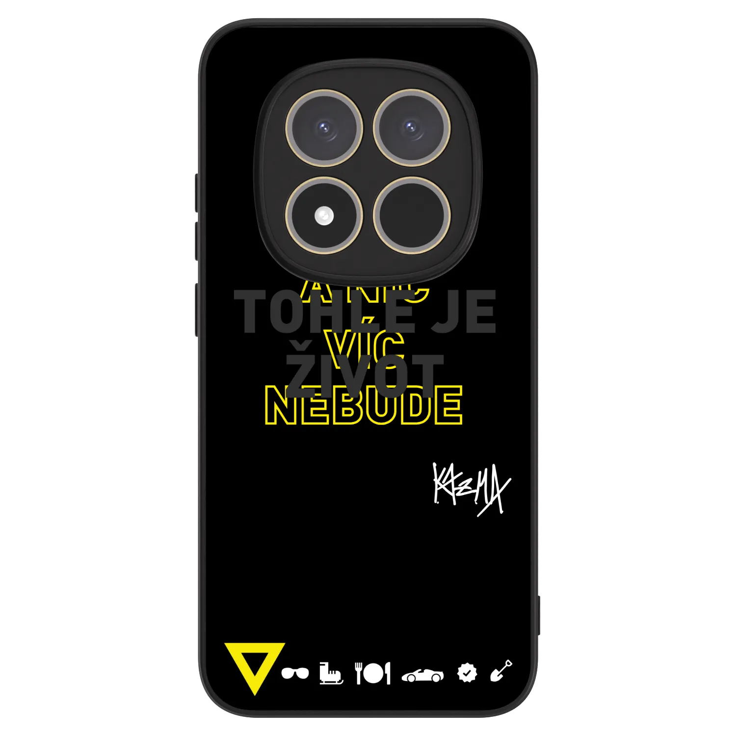 Picasee ULTIMATE CASE pro Xiaomi Redmi Note 15 Pro 5G - Kazma - TOHLE JE ŽIVOT A NIC VÍC NEBUDE