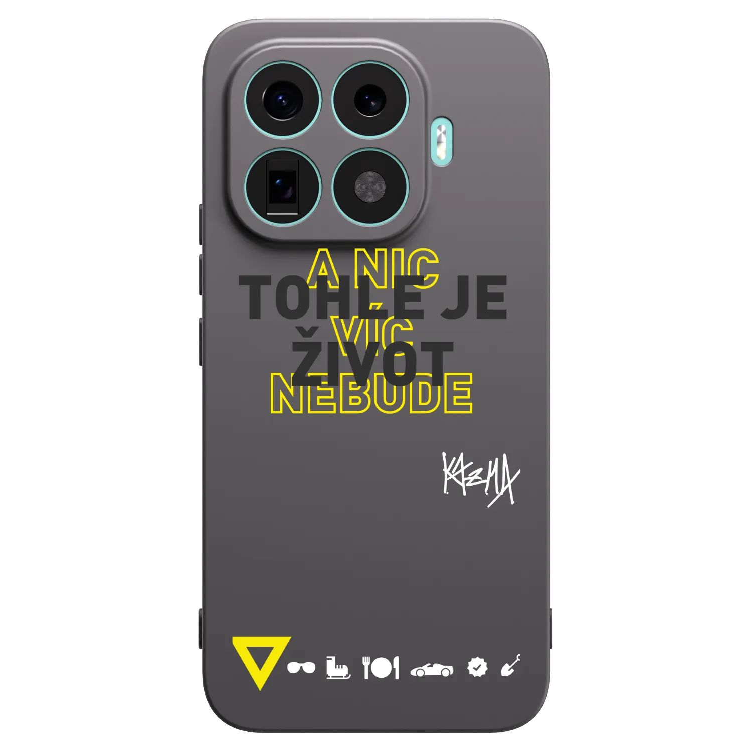 Picasee silikónový čierny obal pre Xiaomi 17T Pro - Kazma - TOHLE JE ŽIVOT A NIC VÍC NEBUDE