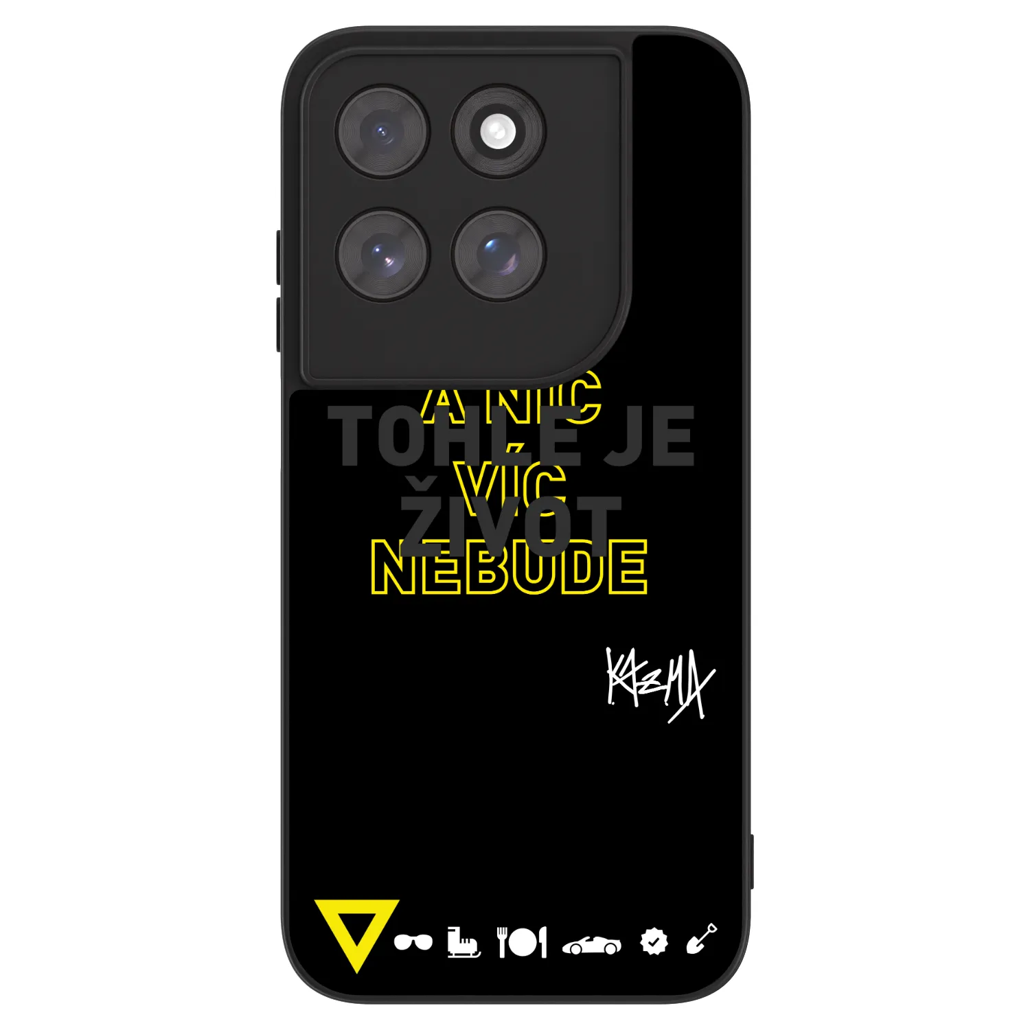 Picasee ULTIMATE CASE pro Motorola Moto G77 - Kazma - TOHLE JE ŽIVOT A NIC VÍC NEBUDE