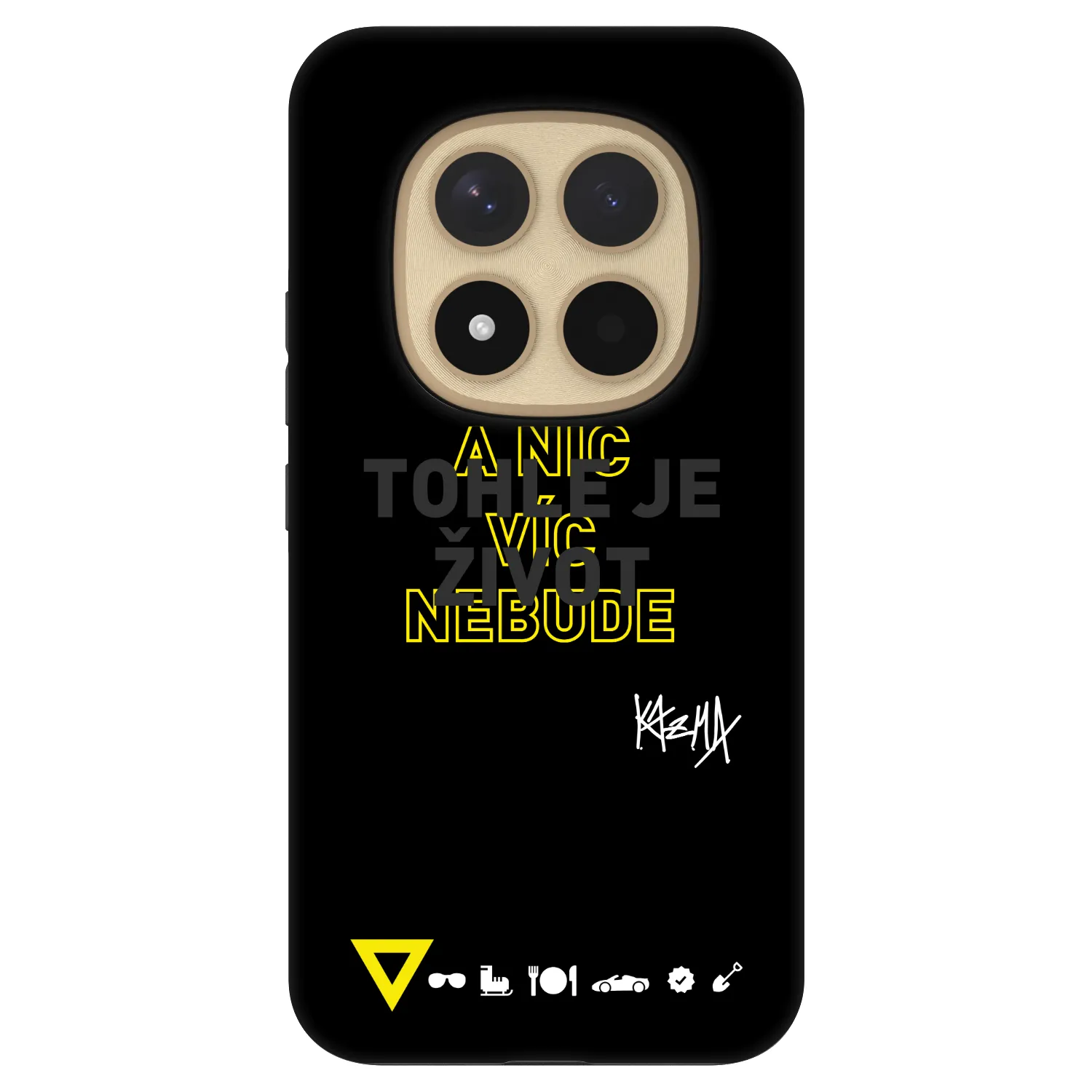 Picasee Fashion Case pre Xiaomi Redmi Note 15 Pro+ - Kazma - TOHLE JE ŽIVOT A NIC VÍC NEBUDE