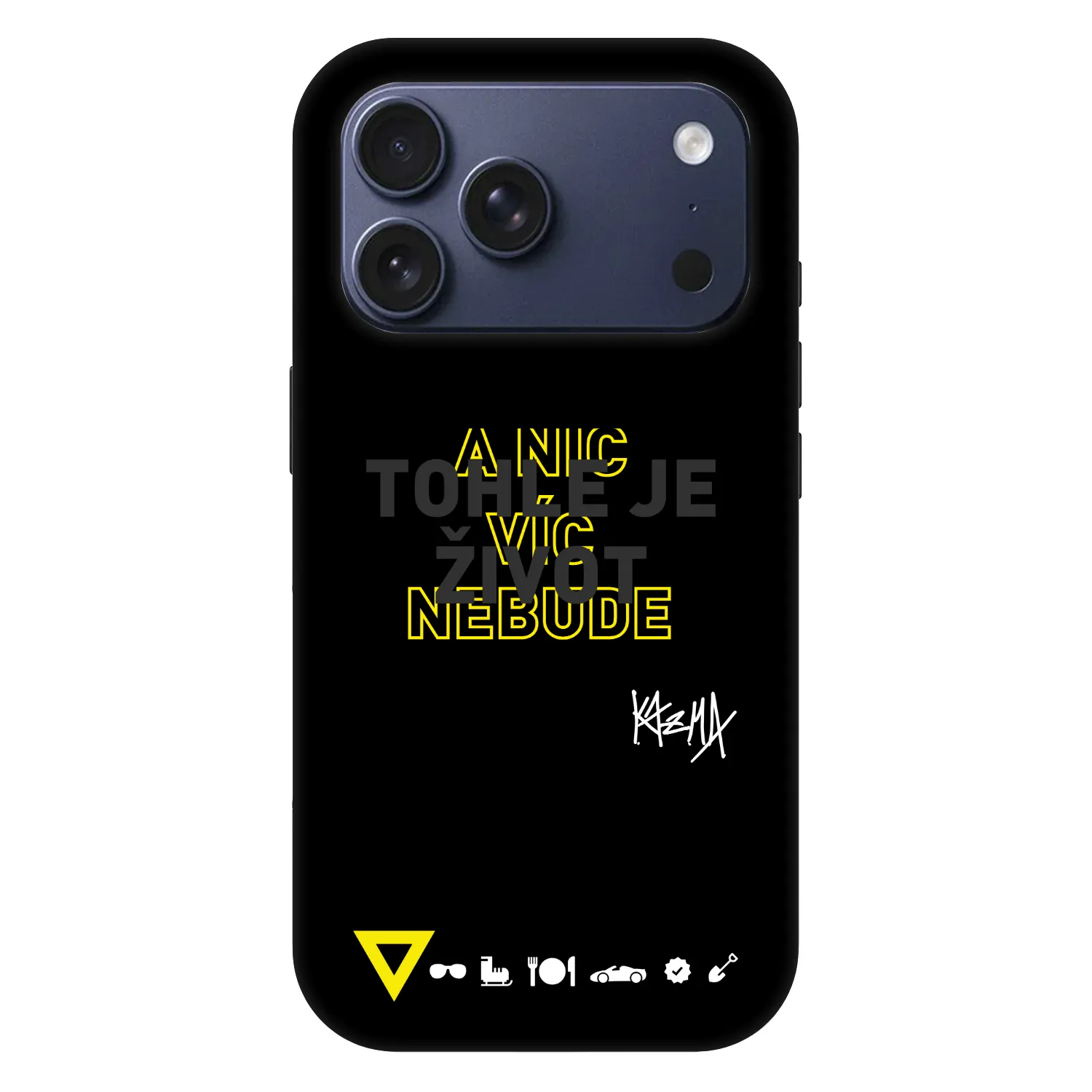 Picasee Fashion Case MagSafe pre Apple iPhone 18 Pro - Kazma - TOHLE JE ŽIVOT A NIC VÍC NEBUDE