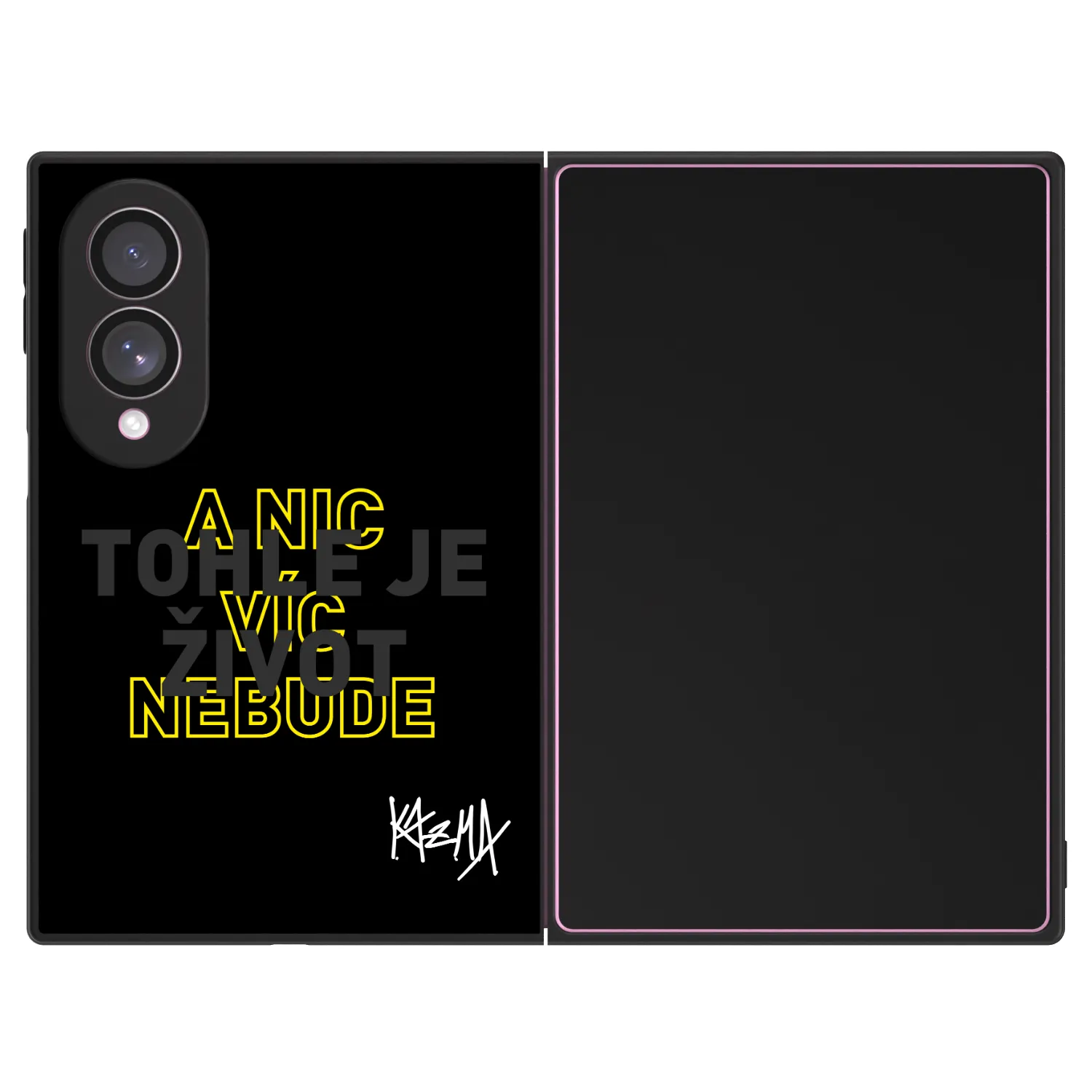 Picasee ULTIMATE CASE pro Samsung Galaxy Z Fold8 5G - Kazma - TOHLE JE ŽIVOT A NIC VÍC NEBUDE