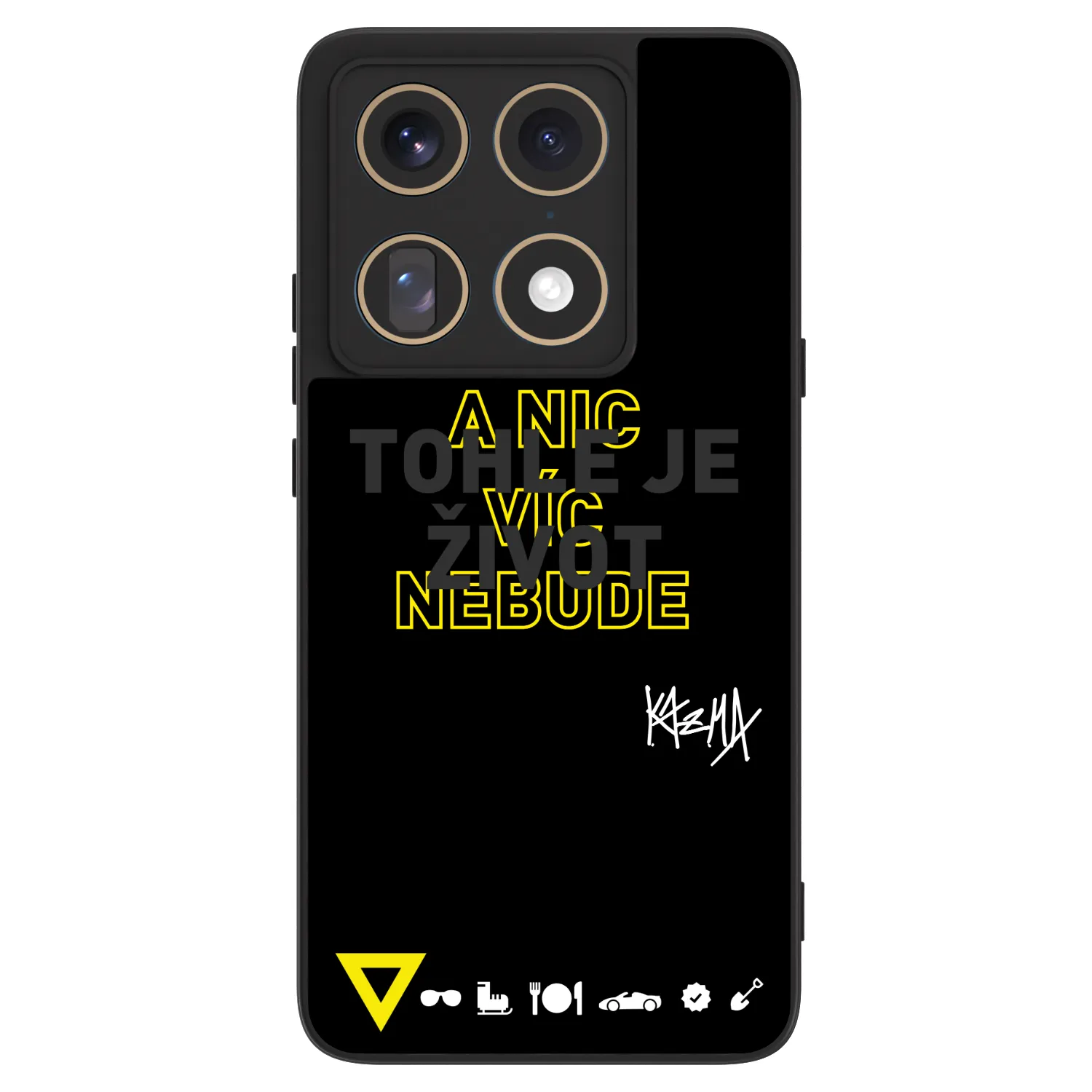 Picasee ULTIMATE CASE pro Motorola Signature - Kazma - TOHLE JE ŽIVOT A NIC VÍC NEBUDE
