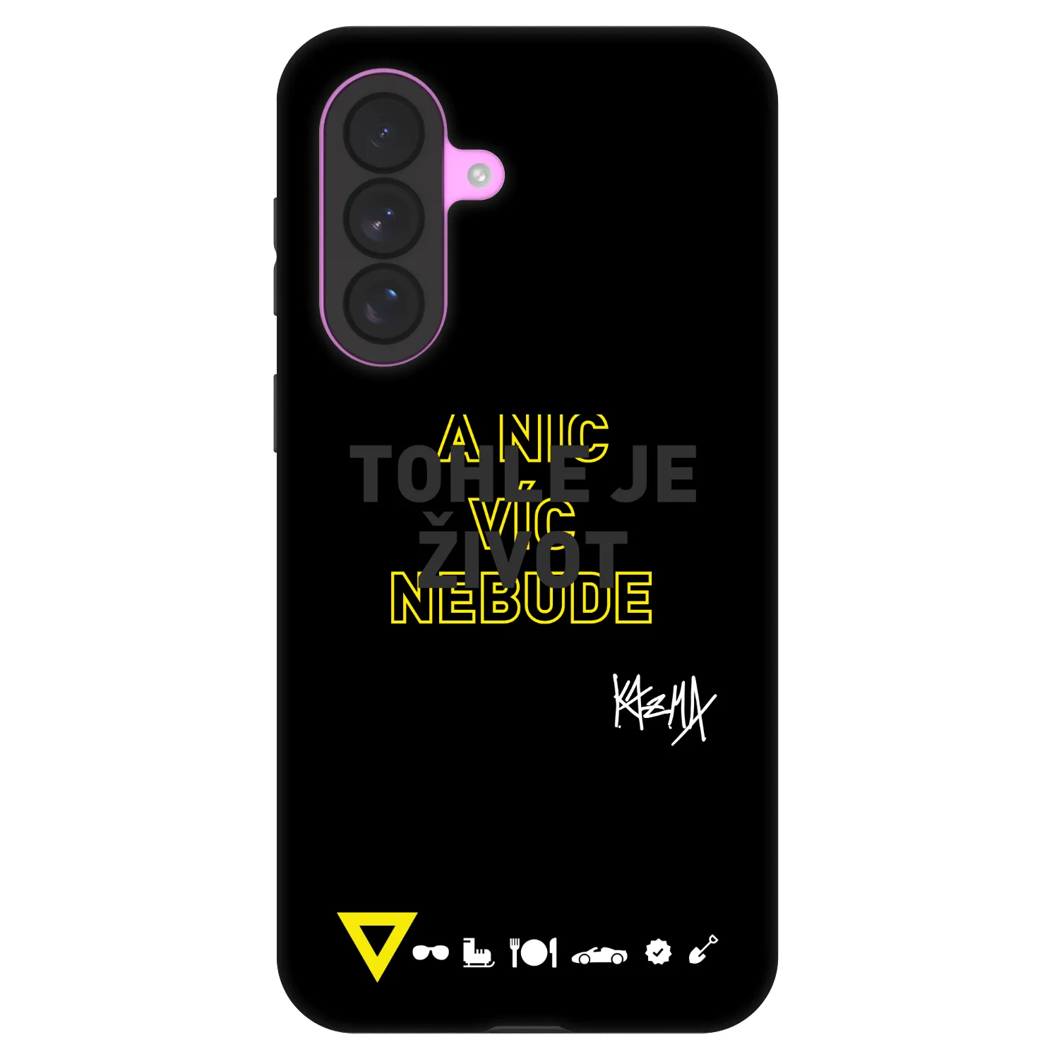 Picasee Fashion Case pre Samsung Galaxy A37 - Kazma - TOHLE JE ŽIVOT A NIC VÍC NEBUDE