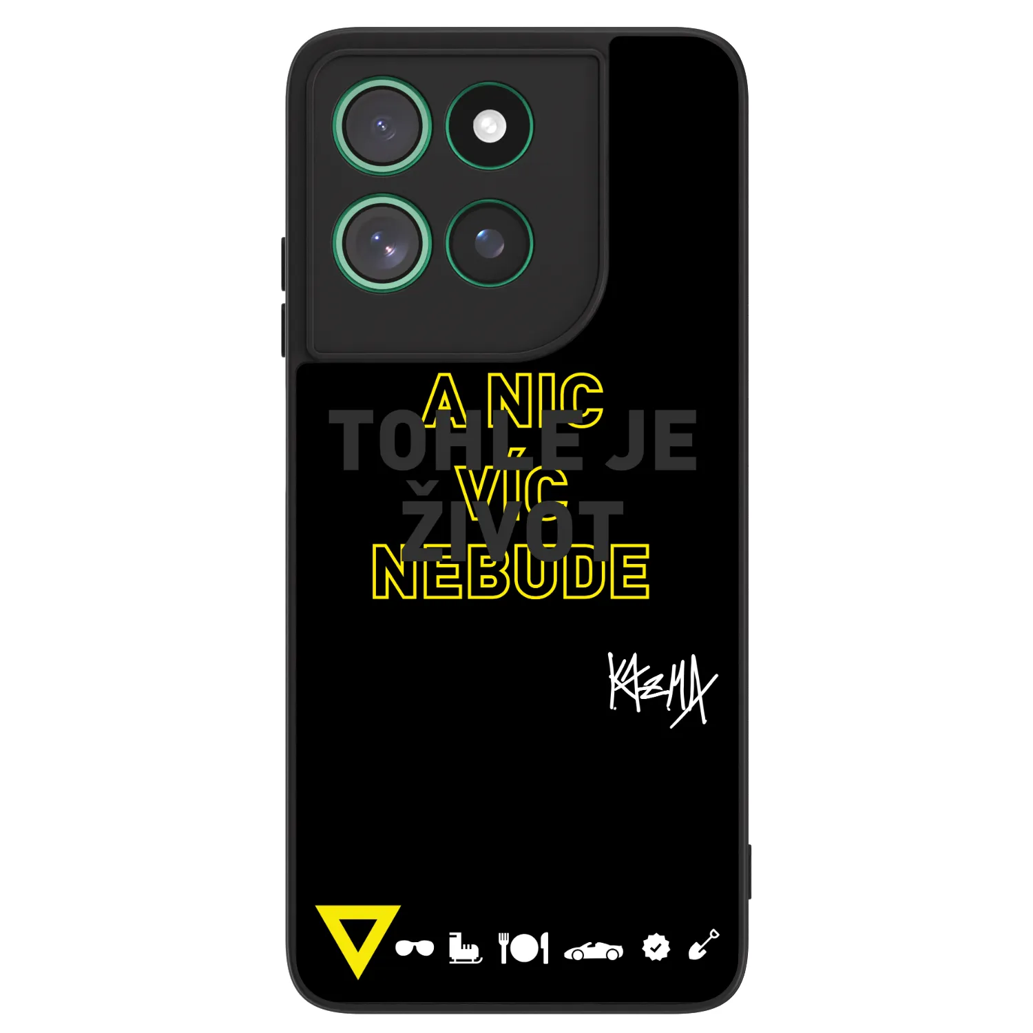 Picasee ULTIMATE CASE pro Motorola Moto G57 Power - Kazma - TOHLE JE ŽIVOT A NIC VÍC NEBUDE