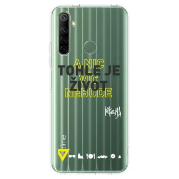 Picasee silikónový prehľadný obal pre Realme 6i - Kazma - TOHLE JE ŽIVOT A NIC VÍC NEBUDE