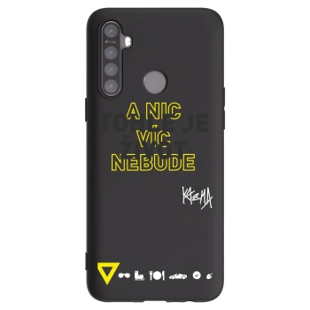 Picasee silikónový čierny obal pre Realme 6i - Kazma - TOHLE JE ŽIVOT A NIC VÍC NEBUDE