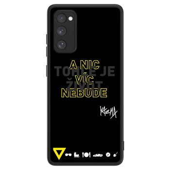 Picasee ULTIMATE CASE pro Samsung Galaxy S20 FE - Kazma - TOHLE JE ŽIVOT A NIC VÍC NEBUDE