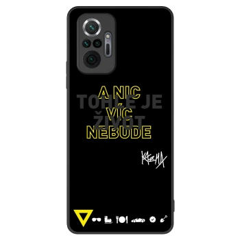 Picasee ULTIMATE CASE pro Xiaomi Redmi Note 10 Pro - Kazma - TOHLE JE ŽIVOT A NIC VÍC NEBUDE