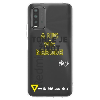 Picasee silikónový čierny obal pre Xiaomi Redmi 9T - Kazma - TOHLE JE ŽIVOT A NIC VÍC NEBUDE