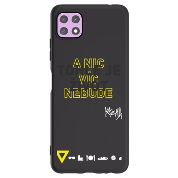 Picasee silikónový čierny obal pre Samsung Galaxy A22 A226B 5G - Kazma - TOHLE JE ŽIVOT A NIC VÍC NEBUDE