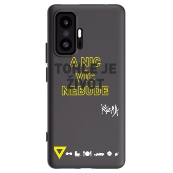 Picasee silikónový čierny obal pre Xiaomi 11T - Kazma - TOHLE JE ŽIVOT A NIC VÍC NEBUDE