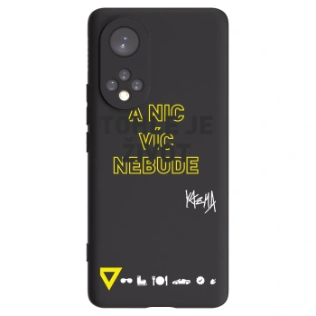 Picasee silikónový čierny obal pre Honor 50 5G - Kazma - TOHLE JE ŽIVOT A NIC VÍC NEBUDE