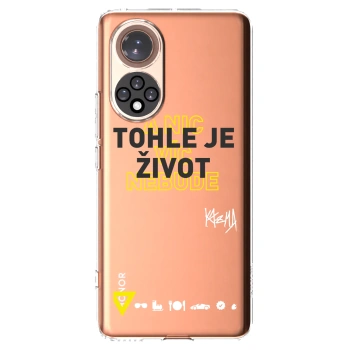 Picasee silikónový prehľadný obal pre Huawei Nova 9 - Kazma - TOHLE JE ŽIVOT A NIC VÍC NEBUDE