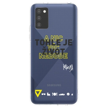 Obal pre Samsung Galaxy A03s A037G - Kazma - TOHLE JE ŽIVOT A NIC VÍC NEBUDE