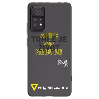 Picasee silikónový čierny obal pre Xiaomi Redmi Note 11 Pro 5G - Kazma - TOHLE JE ŽIVOT A NIC VÍC NEBUDE