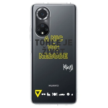 Picasee silikónový prehľadný obal pre Huawei Nova 9 SE - Kazma - TOHLE JE ŽIVOT A NIC VÍC NEBUDE