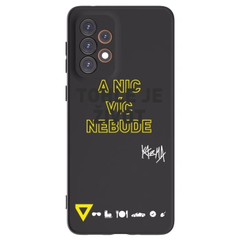 Picasee silikónový čierny obal pre Samsung Galaxy A33 5G A336 - Kazma - TOHLE JE ŽIVOT A NIC VÍC NEBUDE
