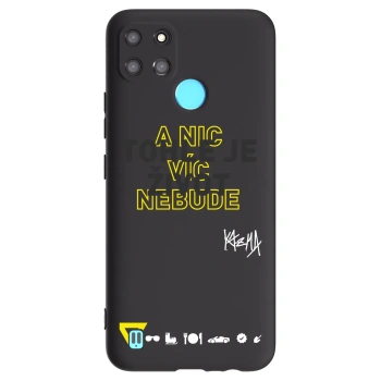 Picasee silikónový čierny obal pre Realme C21Y - Kazma - TOHLE JE ŽIVOT A NIC VÍC NEBUDE
