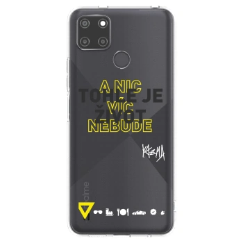 Picasee silikónový prehľadný obal pre Realme C21Y - Kazma - TOHLE JE ŽIVOT A NIC VÍC NEBUDE