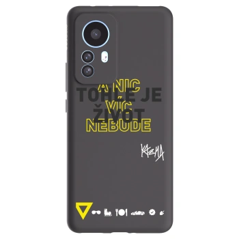 Picasee silikónový čierny obal pre Xiaomi 12T Pro - Kazma - TOHLE JE ŽIVOT A NIC VÍC NEBUDE