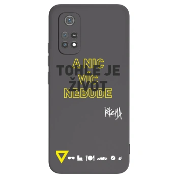 Picasee silikónový čierny obal pre Xiaomi Poco M4 Pro - Kazma - TOHLE JE ŽIVOT A NIC VÍC NEBUDE
