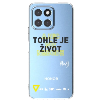 Picasee silikónový prehľadný obal pre Honor X6 - Kazma - TOHLE JE ŽIVOT A NIC VÍC NEBUDE