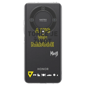 Picasee silikónový prehľadný obal pre Honor Magic5 Lite 5G - Kazma - TOHLE JE ŽIVOT A NIC VÍC NEBUDE