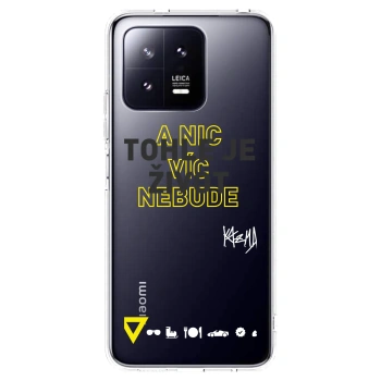Picasee silikónový prehľadný obal pre Xiaomi 13 Pro - Kazma - TOHLE JE ŽIVOT A NIC VÍC NEBUDE