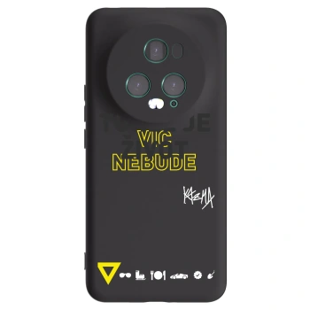 Picasee silikónový čierny obal pre Honor Magic5 Pro - Kazma - TOHLE JE ŽIVOT A NIC VÍC NEBUDE