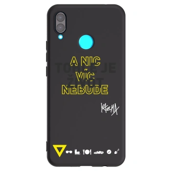 Picasee silikónový čierny obal pre Huawei Nova 3 - Kazma - TOHLE JE ŽIVOT A NIC VÍC NEBUDE