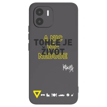 Picasee silikónový čierny obal pre Xiaomi Redmi A2 - Kazma - TOHLE JE ŽIVOT A NIC VÍC NEBUDE