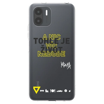 Picasee silikónový prehľadný obal pre Xiaomi Redmi A2 - Kazma - TOHLE JE ŽIVOT A NIC VÍC NEBUDE