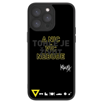 Picasee ULTIMATE CASE pro Apple iPhone 15 Pro Max - Kazma - TOHLE JE ŽIVOT A NIC VÍC NEBUDE