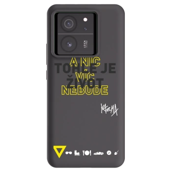 Picasee silikónový čierny obal pre Xiaomi 13T Pro - Kazma - TOHLE JE ŽIVOT A NIC VÍC NEBUDE