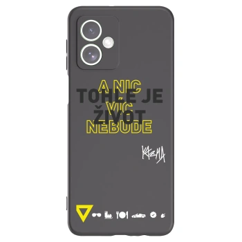 Obal pre Motorola Moto G54 5G - Kazma - TOHLE JE ŽIVOT A NIC VÍC NEBUDE