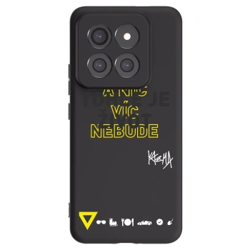 Picasee silikónový čierny obal pre Xiaomi 14 Pro - Kazma - TOHLE JE ŽIVOT A NIC VÍC NEBUDE