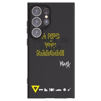 Picasee silikónový čierny obal pre Samsung Galaxy S24 Ultra S928B 5G - Kazma - TOHLE JE ŽIVOT A NIC VÍC NEBUDE