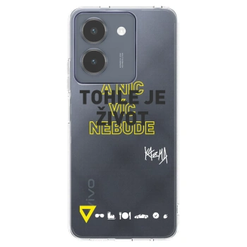 Obal pre Vivo Y36 4G - Kazma - TOHLE JE ŽIVOT A NIC VÍC NEBUDE