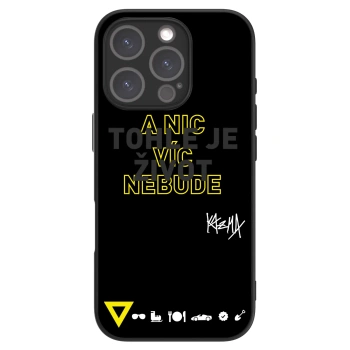 Picasee ULTIMATE CASE MagSafe pro Apple iPhone 16 Pro - Kazma - TOHLE JE ŽIVOT A NIC VÍC NEBUDE