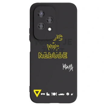 Picasee silikónový čierny obal pre Honor 200 Lite - Kazma - TOHLE JE ŽIVOT A NIC VÍC NEBUDE