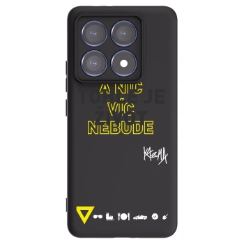 Picasee silikónový čierny obal pre Xiaomi 14T Pro - Kazma - TOHLE JE ŽIVOT A NIC VÍC NEBUDE