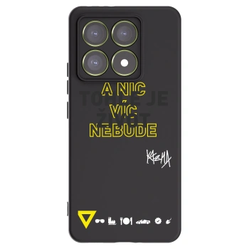Picasee silikónový čierny obal pre Xiaomi 14T - Kazma - TOHLE JE ŽIVOT A NIC VÍC NEBUDE