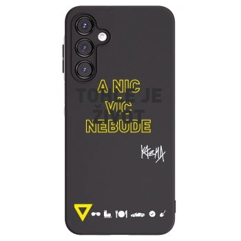 Picasee silikónový čierny obal pre Samsung Galaxy A16 5G - Kazma - TOHLE JE ŽIVOT A NIC VÍC NEBUDE